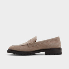 Aleris Brown Men's Dress Shoes - Loafer, Lug sole