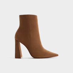 Carredendar in Tan - Ankle boot, Block heel