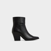 Shanah in Black - Ankle boot, Block heel