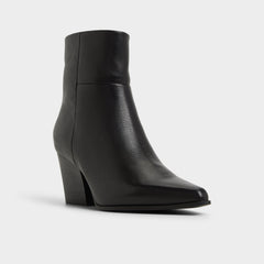 Shanah in Black - Ankle boot, Block heel