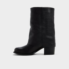 Nolya in Black - Ankle boot, Block heel