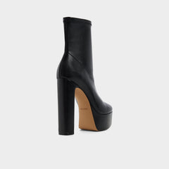 Brejara in Black - Ankle boot, Platform