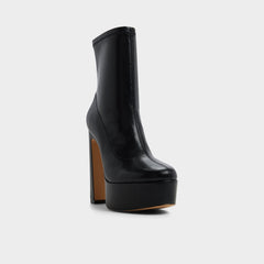 Brejara in Black - Ankle boot, Platform