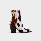 Norelle in Open Brown - Ankle boot, Block heel