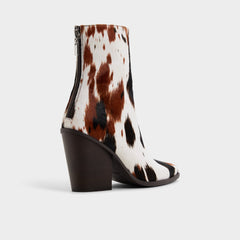 Norelle in Open Brown - Ankle boot, Block heel