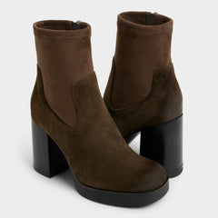 Seraphica in Dark Brown 14116582 - Ankle boot, Platform