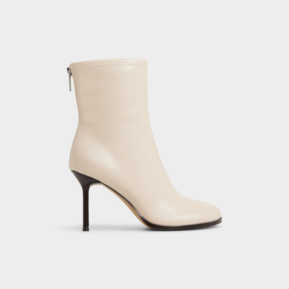 Evander in Cream - Ankle boot, Stiletto heel