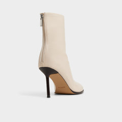 Evander in Cream - Ankle boot, Stiletto heel