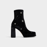 Starrie in Black - Ankle boot, Platform