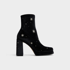 Starrie in Black - Ankle boot, Platform