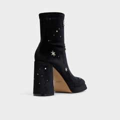 Starrie in Black - Ankle boot, Platform