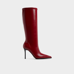 Re in Emily Medium Red - Knee-high boot, Stiletto heel
