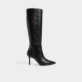 Saphiria in Black - Knee-high boot, Stiletto heel
