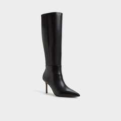Saphiria in Black - Knee-high boot, Stiletto heel