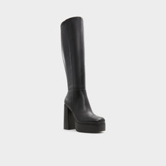 Albie Black Women's Tall Boots - Knee-high boot, Platform