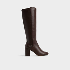 Satori Brown Overflow Women's Tall Boots - Knee-high boot, Block heel