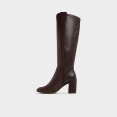 Satori Brown Overflow Women's Tall Boots - Knee-high boot, Block heel