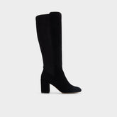 Satori in Wc Other Black - Knee-high boot, Block heel