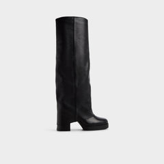 Maeveh in Black - Knee-high boot, Platform