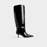 Selora in Wc Black - Knee-high boot, Stiletto heel