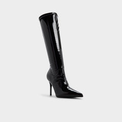 Re in Emily Other Black - Knee-high boot, Stiletto heel