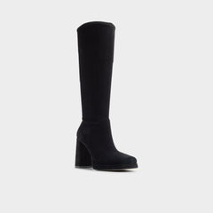 Gisselle in Black - Knee-high boot, Platform