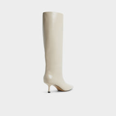 Selora in Cream 14166956 - Knee-high boot, Stiletto heel
