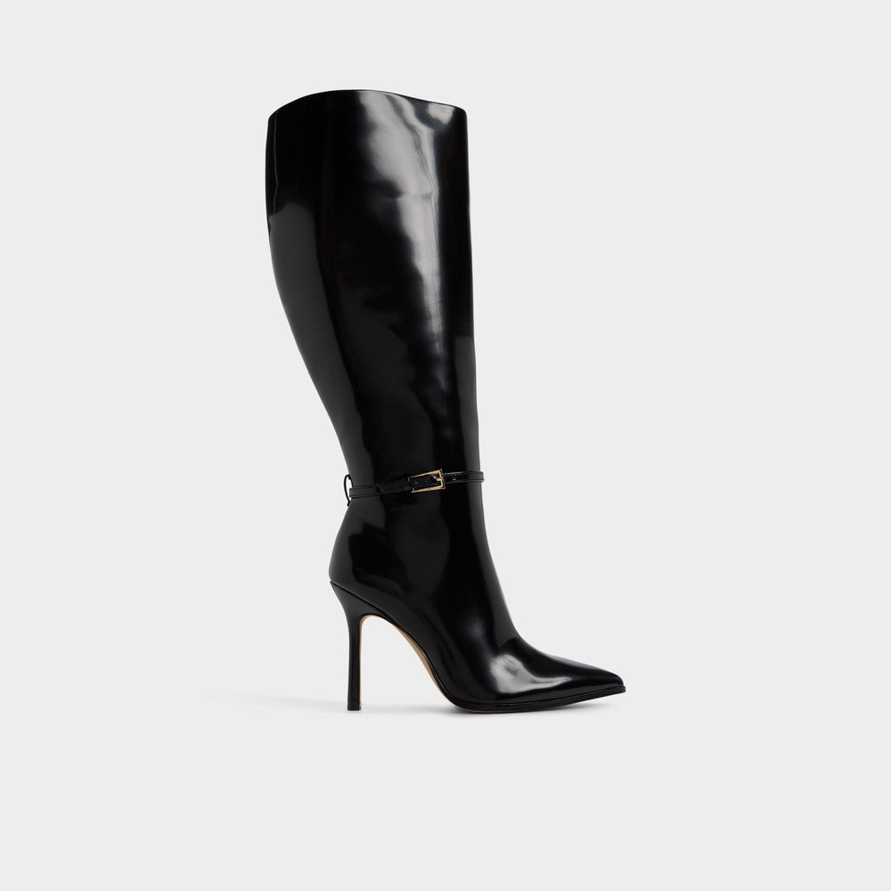Maellie in Wc Black - Knee-high boot, Stiletto heel