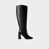 Helana in Wc Black - Knee-high boot, Block heel