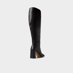 Helana in Wc Black - Knee-high boot, Block heel
