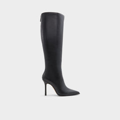 Maybellie Black Women's Tall Boots - Knee-high boot, Black