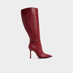 Maellie in Wc Dark Red - Knee-high boot, Stiletto heel
