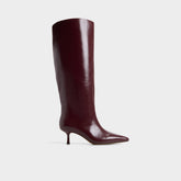 Selora in Wc Burgundy - Knee-high boot, Stiletto heel