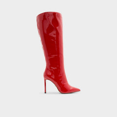Agathea-wc Red Women's Tall Boots - Knee-high boot, Stiletto heel