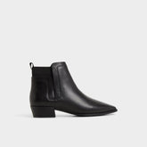Raneldar in Black - Chelsea boot, Block heel