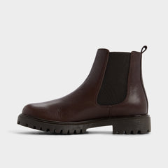 Adalitlan in Medium Brown - Chelsea boot, Lug sole