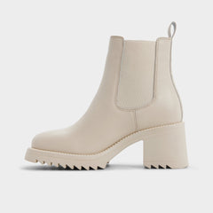 Anneliese in Other White - Chelsea boot, Lug sole
