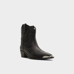 Valley Black Women's Western - Western boot, Block heel