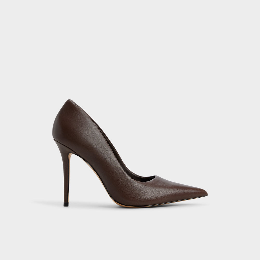 Stasya in Dark Brown - Pump, Stiletto heel