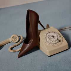 Stasya in Dark Brown - Pump, Stiletto heel