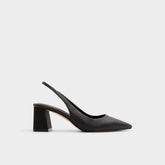 Uliana Black Women's Block heels - Slingback heel, Block heel