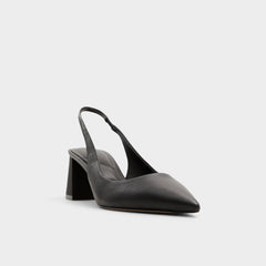 Uliana Black Women's Block heels - Slingback heel, Block heel