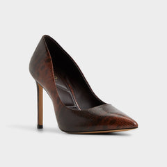 Stessy2 in 0 Open Brown - Pump, Stiletto heel