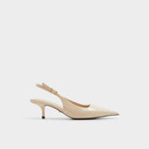 Josita Medium Beige Women's Kitten heels - Slingback heel, Kitten heel
