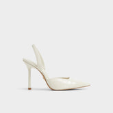 Berolden Other White Women's Slingbacks - Slingback heel, Stiletto heel