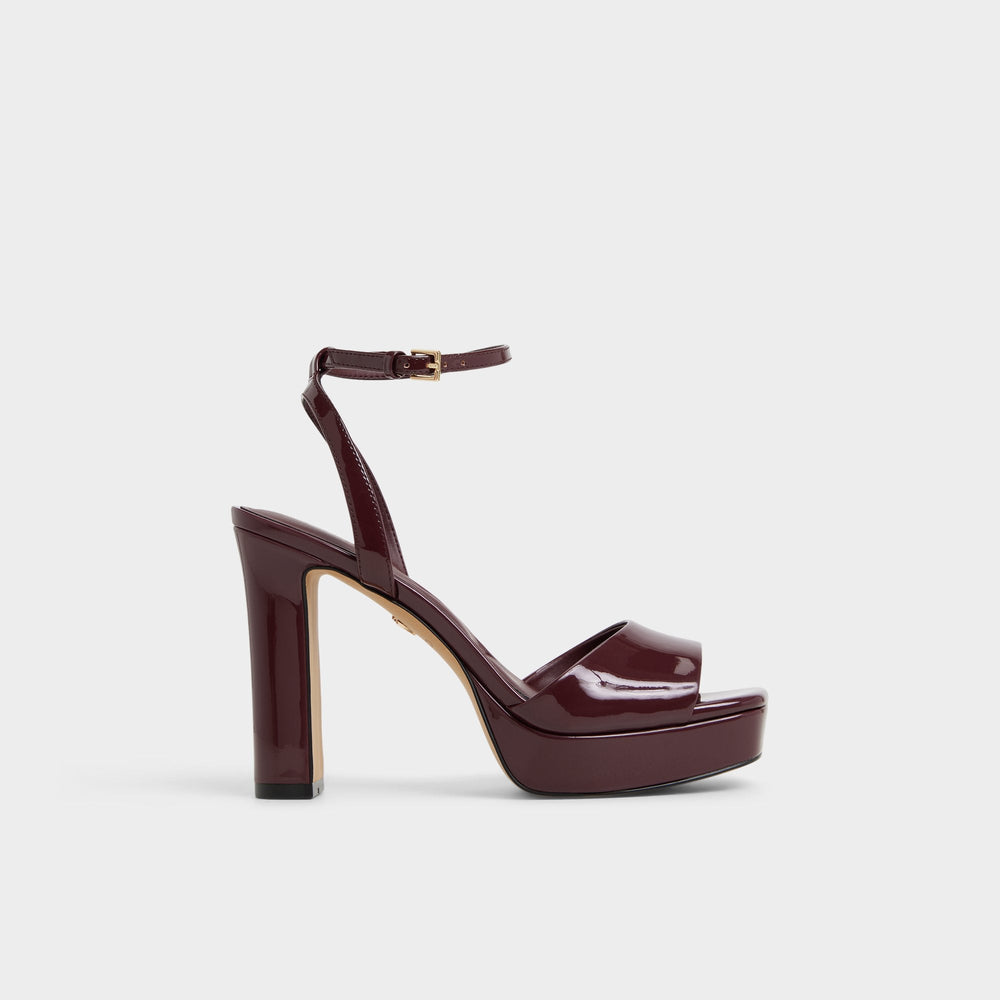 Chicgleam Bordo Women's Platform sandals - Heeled sandal, Platform