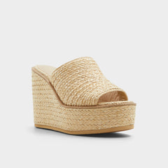 Midsommar Open Natural Women's Wedges - Wedge sandal, Wedge heel