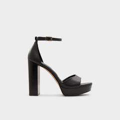 Enaegyn2.0 Black Women's Platform sandals - Strappy heeled sandal, Platform
