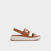 Onuvia Medium Brown Women's Footbed sandals - Footbed sandal, Flatform