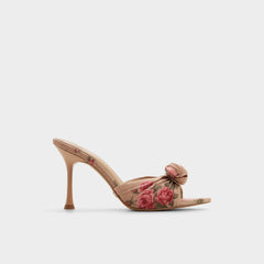 Rosalina in Beige Combo 14193392 - Heeled mule, Stiletto heel